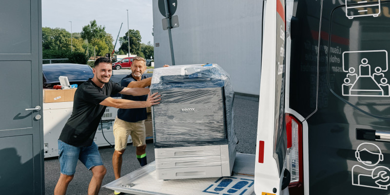 Xerox Proficio Serie an Kopiershop ausgeliefert